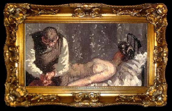 framed  Walter Sickert Walter Sickert, The Camden Town Murder, originally titled,, ta009-2